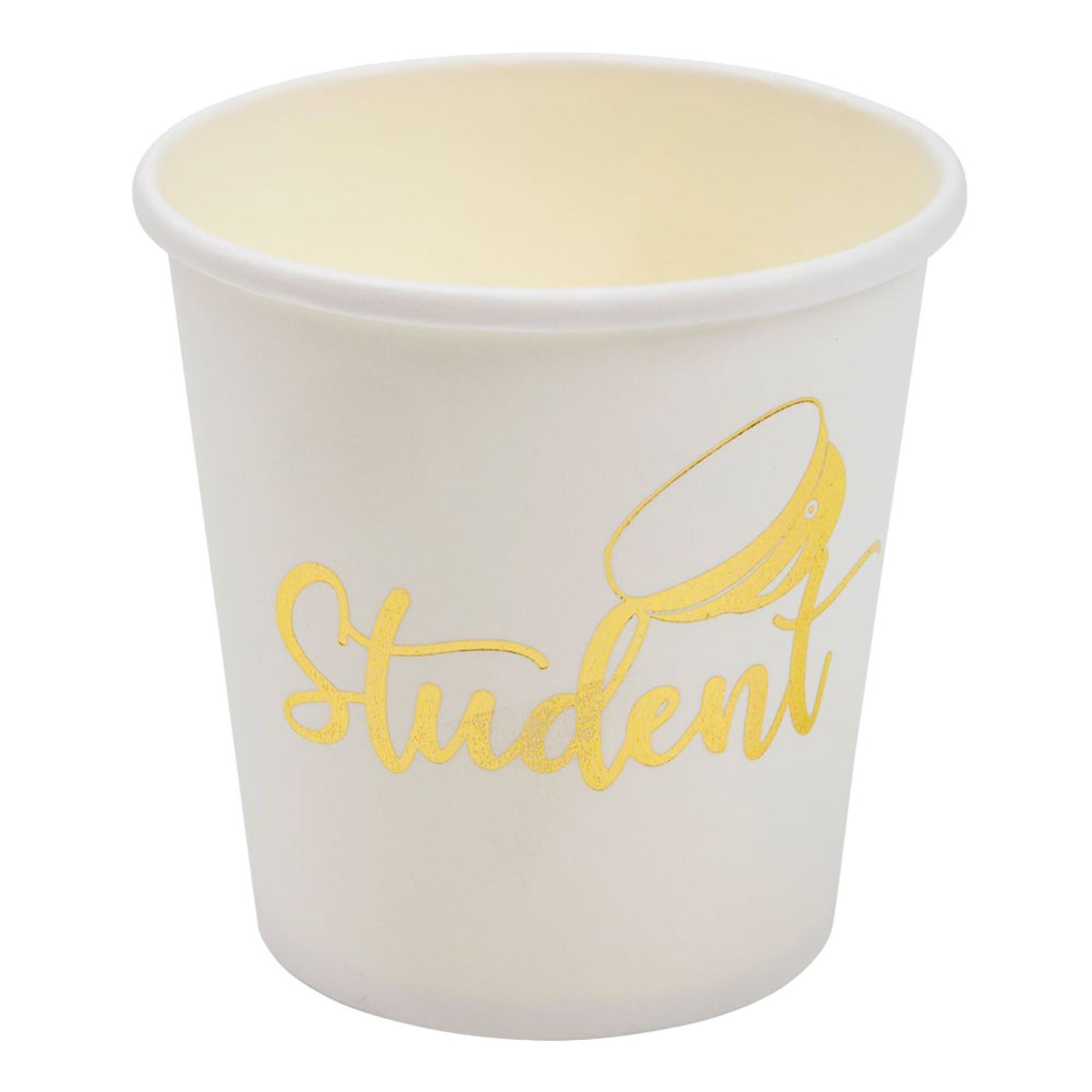 Pappersmuggar Student Guld - 8-pack