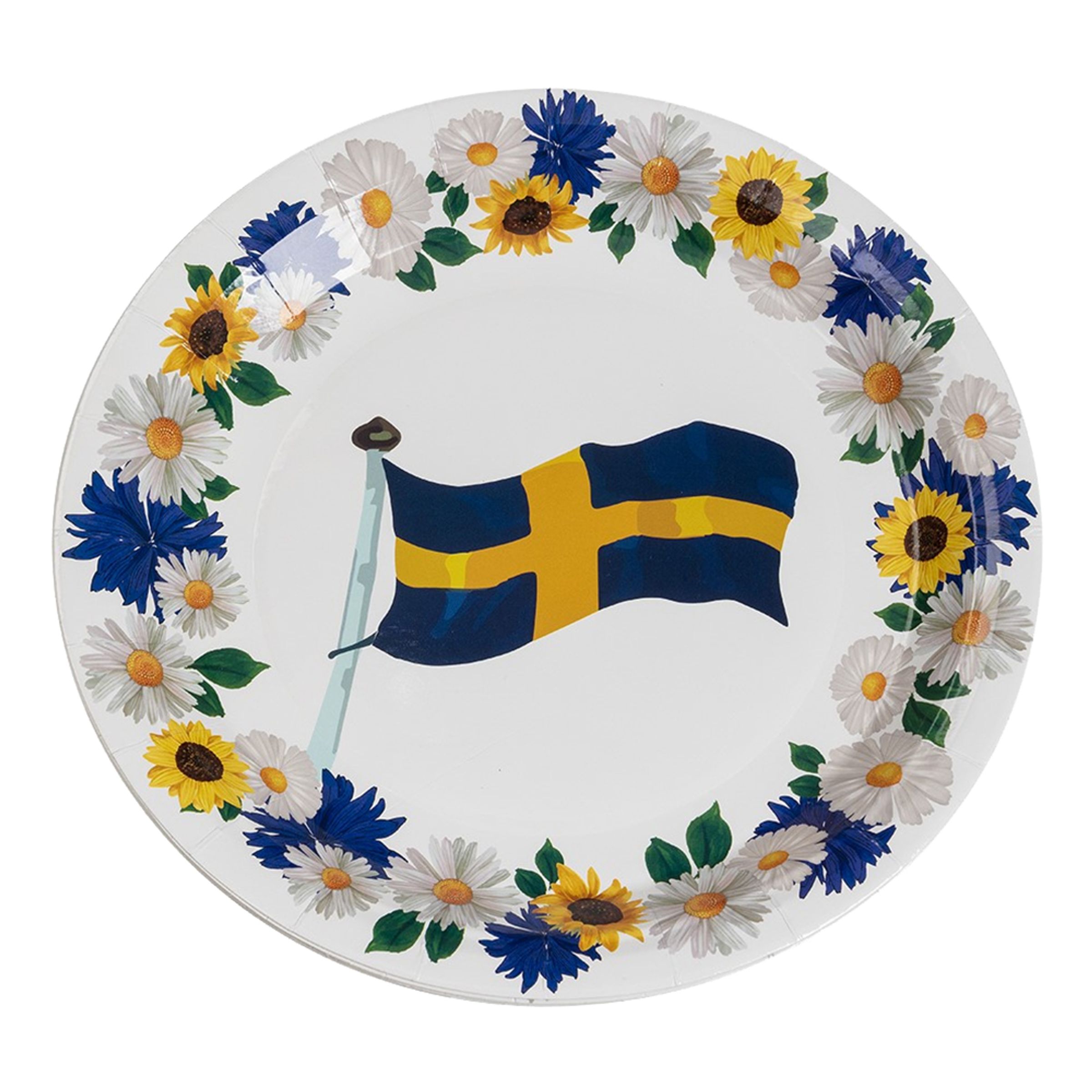 Pappersassietter Svenska Blommor - 8-pack
