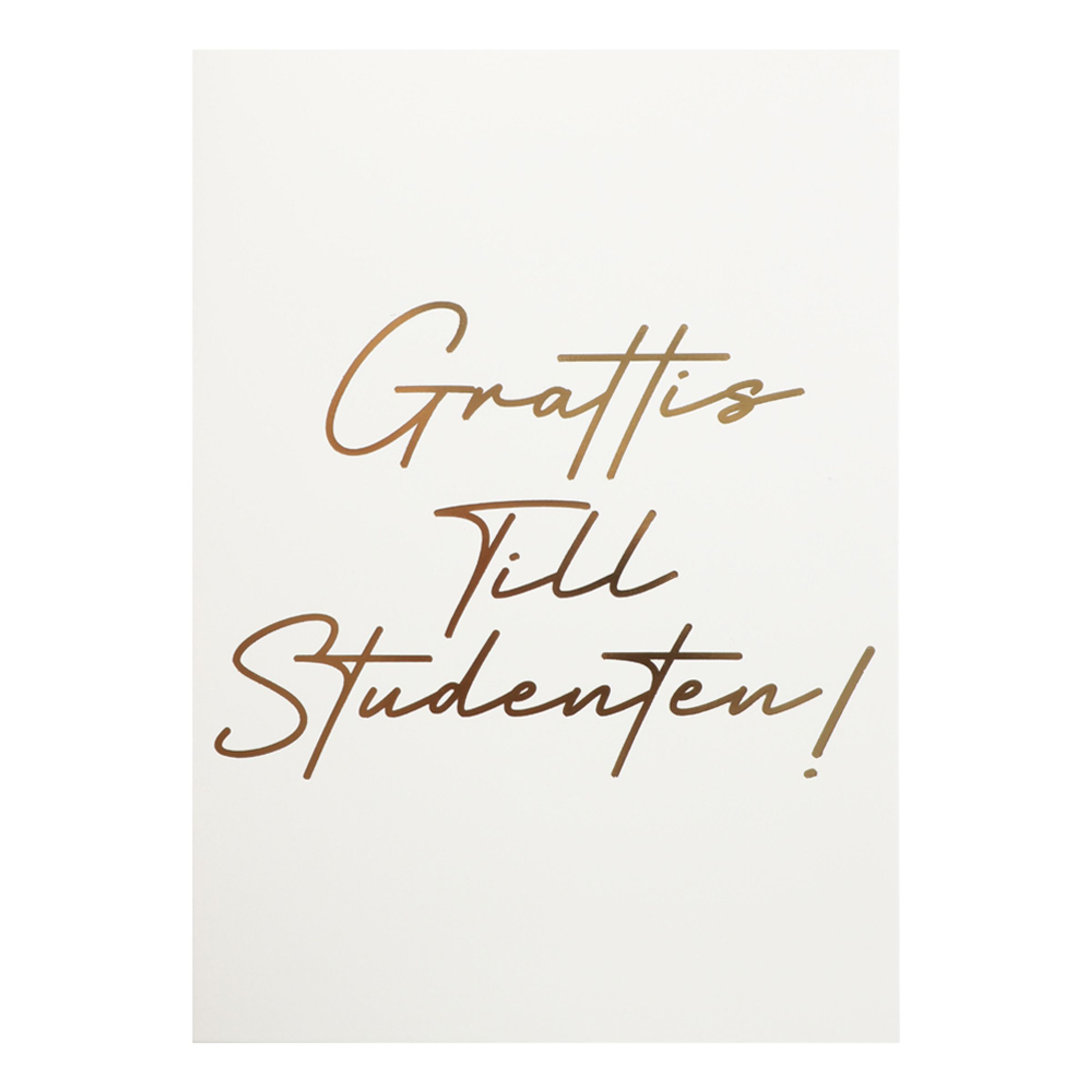 Stort Kort Grattis Till Studenten