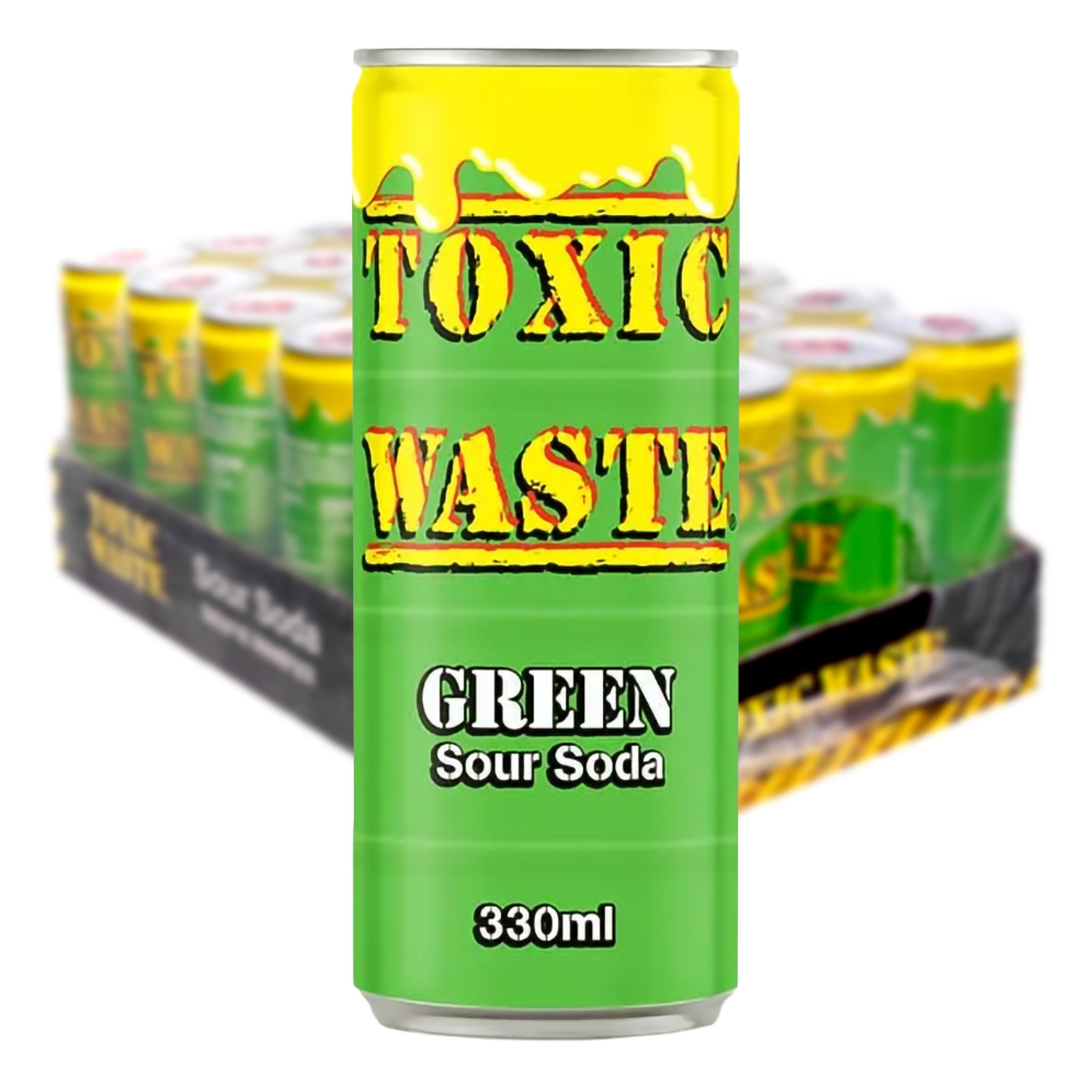 Toxic Waste Soda Green Storpack - 24-pack