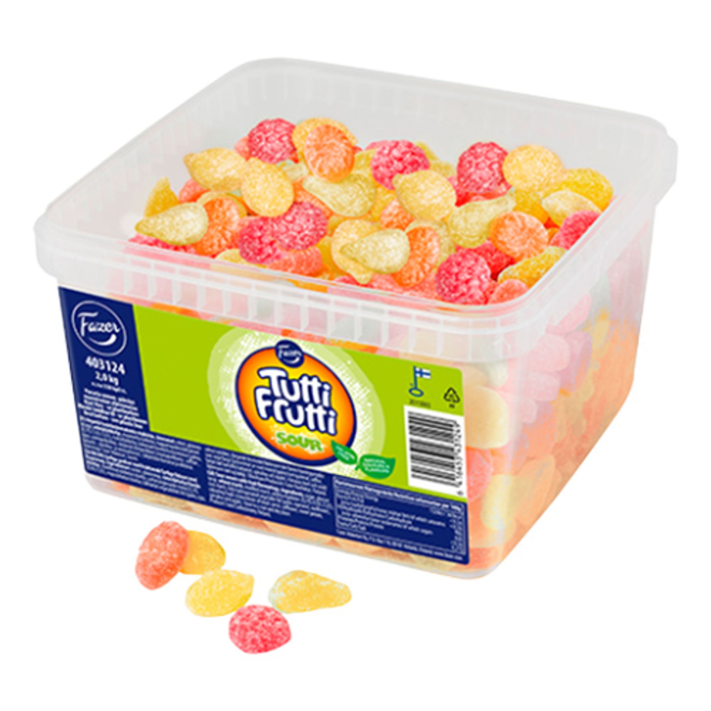 Tutti Frutti Sour Lösvikt - 2 kg