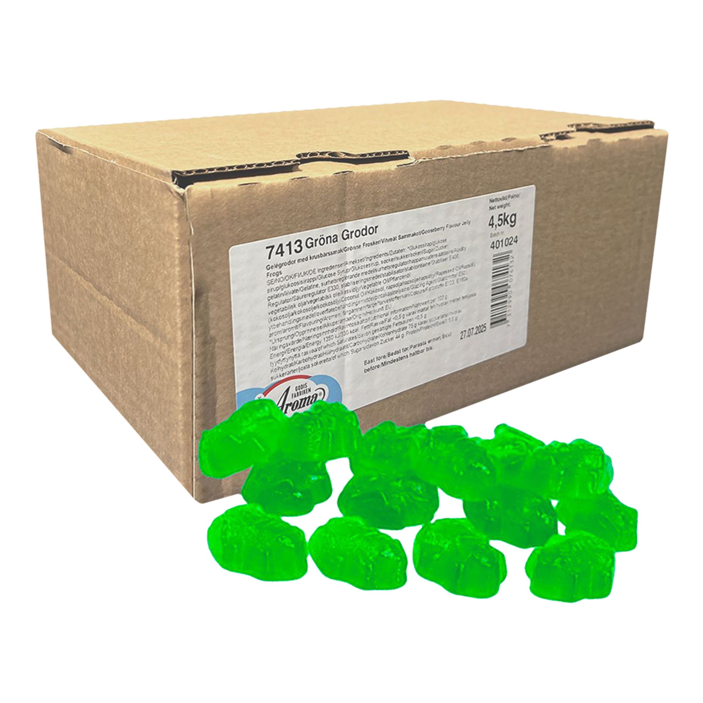 Gröna Grodor Storpack - 4,5 kg