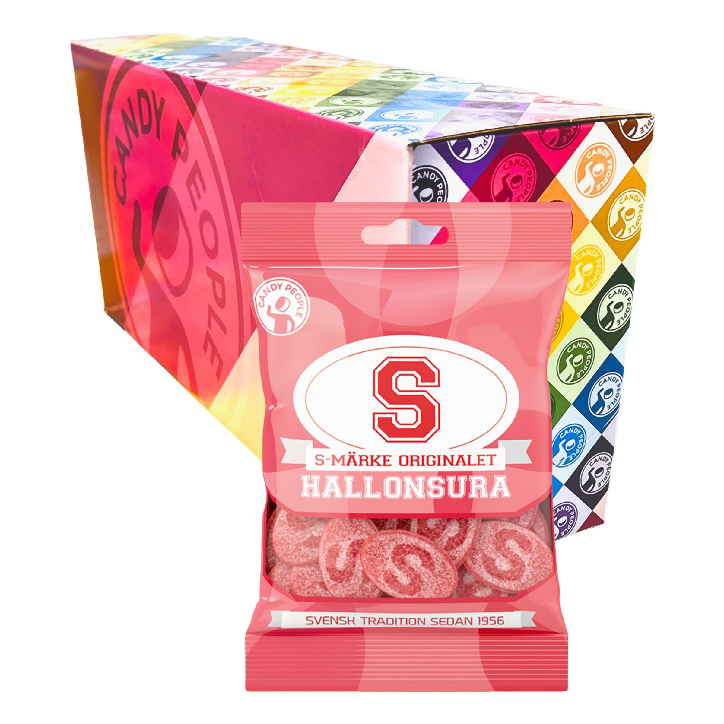 S M rke Hallonsura Storpack 18 pack Sweden nu
